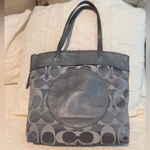 Gray Tote Bag